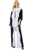 Blessed & Faith Palazzo Pant Set