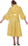 Dorinda Clark 5261 yellow ribbon dress