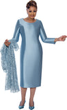 Dorinda Clark 5312 blue dress