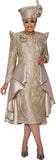Dorinda Clark 5391 champagne gold dress