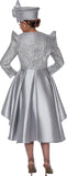 Dorinda Clark 5391 silver dress
