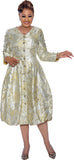 Dorinda Clark 5441 yellow dress