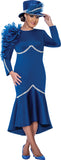 Dorinda Clark 5481 royal blue dress