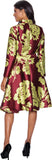 Dresses by Nubiano 12191 print dress