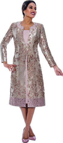 Divine Queen 2322 lilac jacket dress