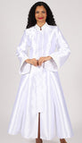 Diana 8595 women's white clergy robe