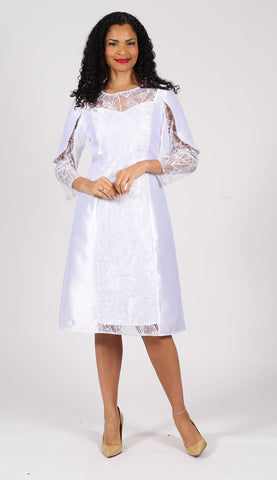 Diana 8696 white dress
