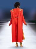 Donna Vinci 5816 orange dress
