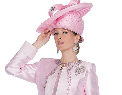 Elite Champagne H6005 pink hat
