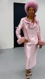 Lily & Taylor 4969 pink skirt suit