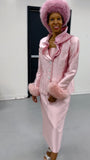 Lily & Taylor 4969 pink skirt suit
