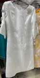 Lily & Taylor 4864 white jacquard dress