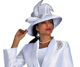 Lily & Taylor H105 white hat