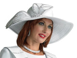 Lily & Taylor H289 white hat