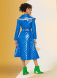 Love the Queen 17504 royal blue dress