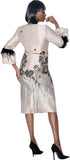 Terramina 7088 puff sleeve dress