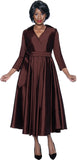 Terramina 7869 brown maxi dress