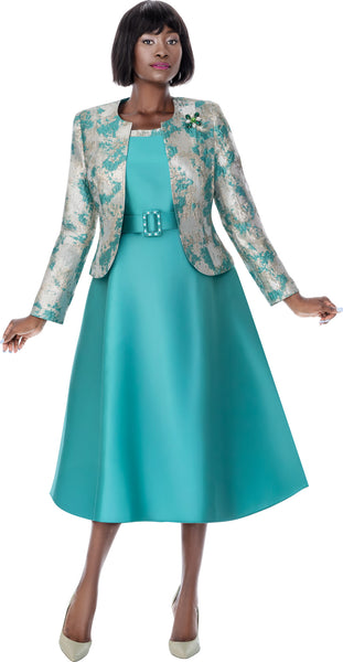 Terramina Dress 7338-Teal main image 0