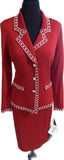 JSS Knit Jacket 9263 red jacket