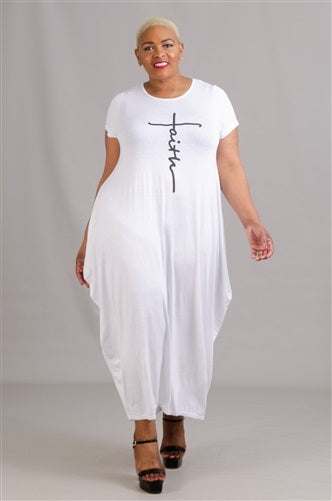 Faith Short Sleeve Knit Dress Faith Short Sleeve Knit Dress