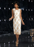 Donna Vinci 5795 brocade dress