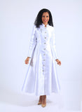 Diana 8521 white clergy robe