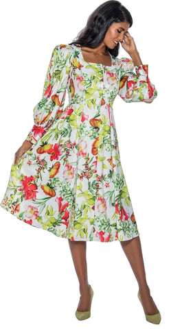 Dresses by Nubiano 841 floral print dress