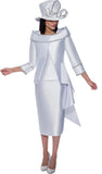 GMI 9683 white skirt suit