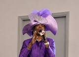 Elite Champagne H6267 lilac purple hat