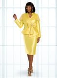 Donna Vinci 12150 yellow skirt suit