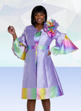 Donna Vinci 12152 lavender jacket dress