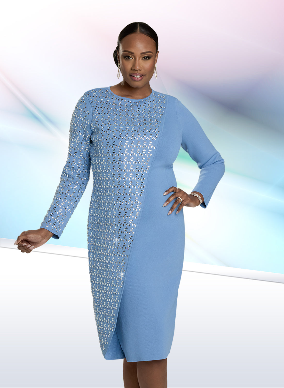 blue dress size 10 12 Eyelet In the Garden Mini Dress main image 1