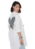 Love the Queen 17604 white tunic
