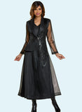Donna Vinci 5868 black jacket dress