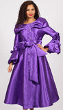 Diana 8707 purple maxi dress