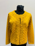 Lily & Taylor 866 gold knit skirt suit