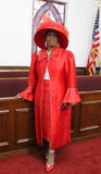 Donna Vinci 12014 red jacket dress