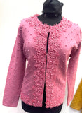 Lily & Taylor 866 mauve pink knit skirt suit
