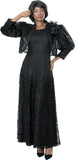 Terramina 7331 Black Lace Jacket Dress