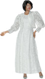 Terramina 7331 White Lace Jacket Dress