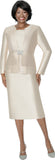 Terramina 7990 champagne gold skirt suit