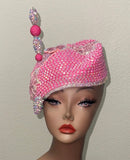 Pink Custom Fascinator w/Hat Pin