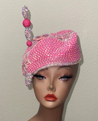 Pink Custom Fascinator w/Hat Pin
