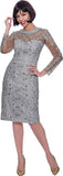 Terramina 8726 silver dress