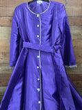 Serafina 6485 purple maxi dress
