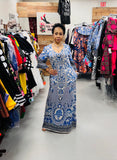 Blue Serenity Maxi Dress