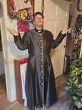 Terramina 7057 black clergy robe