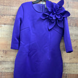 Serafina 6416 purple scuba dress