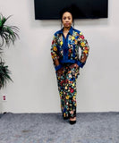 Black Floral Bliss Pant Set