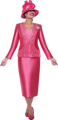 Ben Marc 2023 pink skirt suit